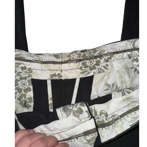 Tommy Bahama Pants Silk Blend Black Men's Waist 36x33 - Picture 2 of 7